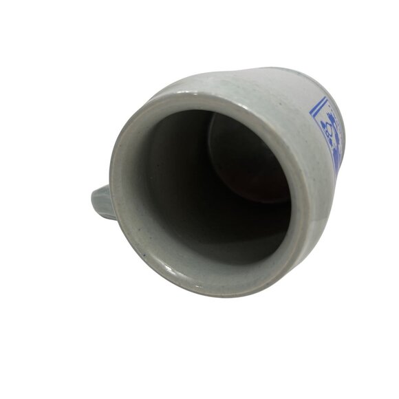 Vintage Löwenbräu Munich Beer Stein 0.5L Gray Ceramic With Blue Lion Logo 71c - Picture 8 of 8